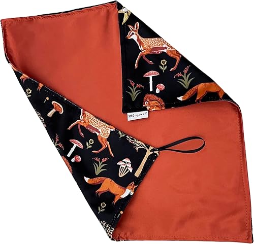 Miniatura 2 de Manta de seguridad para bebé, satén y animales del bosque minky con lazo para niños y niñas (dulces queridosrosa)