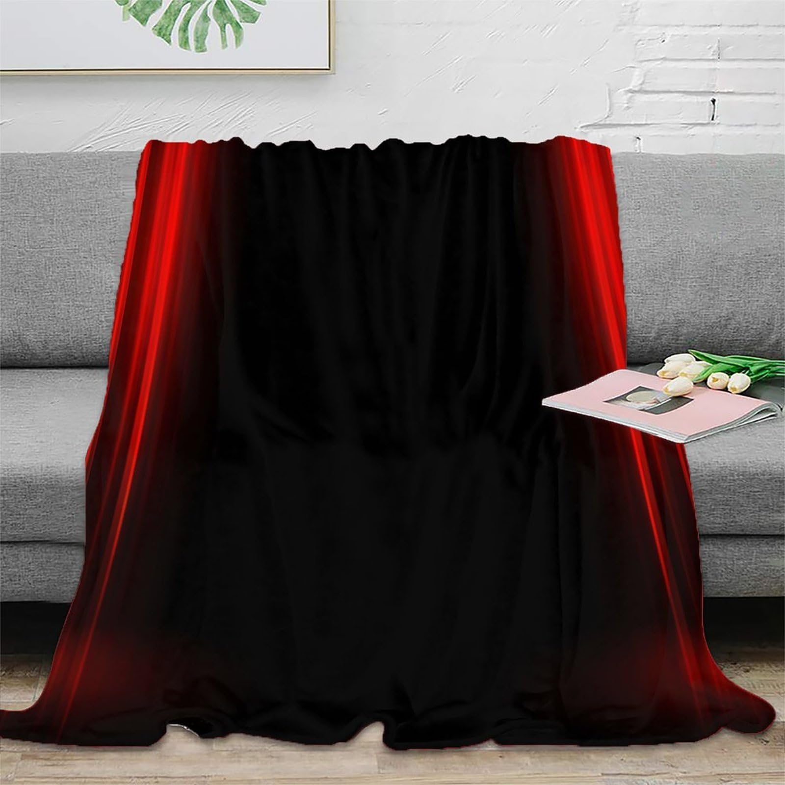 Rideau de lumière 3D couverture moelleuse, le cadeau idéal pour réchauffer vos invités
