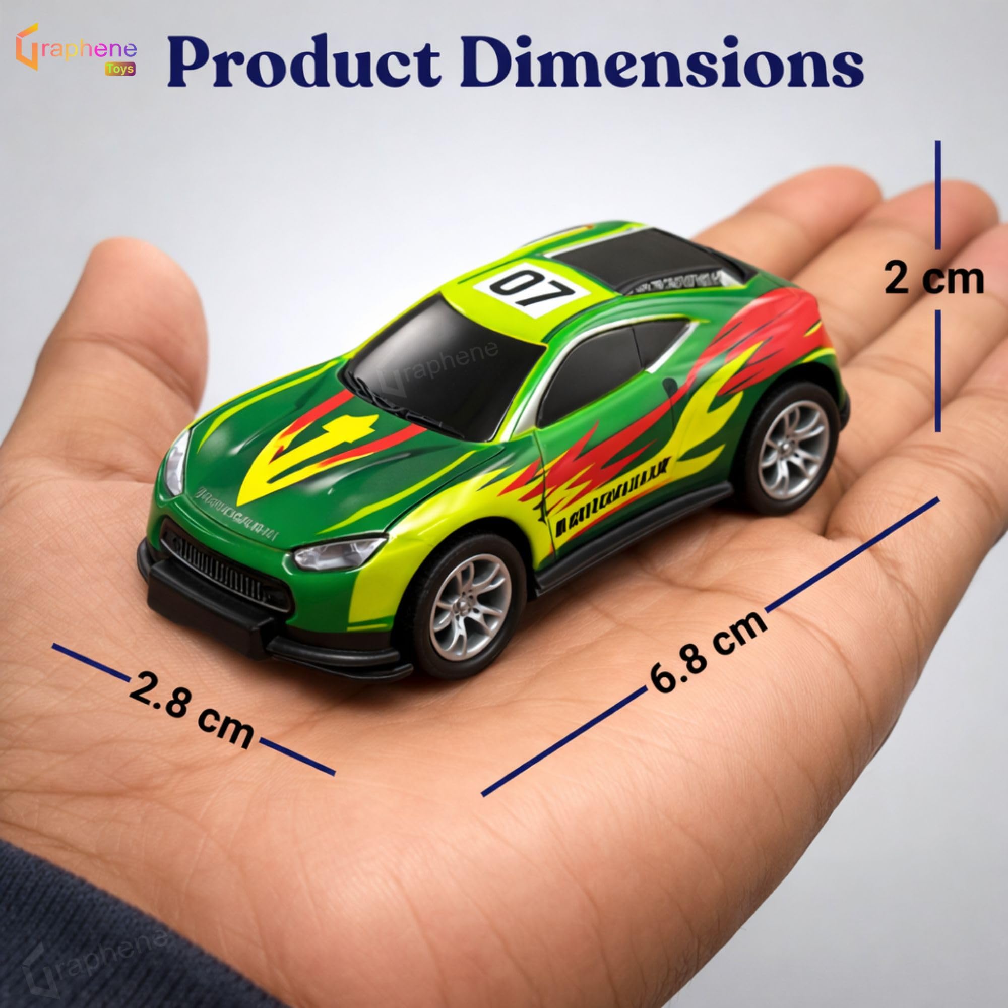 GRAPHENE 10 Unbreakable Pull Back Cars for Kids Metal Alloy Mini Racing Diecast Car Toy Play Set Strong & Durable High Speed Vehicle Gift Pack for Boys Birthday Return Gift khelona Toys(Racing Cars)