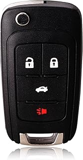 Car Key Remote Keyless Entry Fob Key 4 Buttons 315Mhz for 2010-2017 Buick Allure Encore Lacrosse Regal Verano Chevrolet Camaro Cruze Equinox Impala Malibu Sonic GMC Terrain FCC ID : OHT01060512