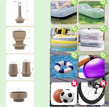 Portable Air Pump for Inflatables-Electric Mini Air Bed Pump Rechargeable for Deflate Inflatable, Paddling Pool,Air Mattress Boats Swimming Pool Pumps