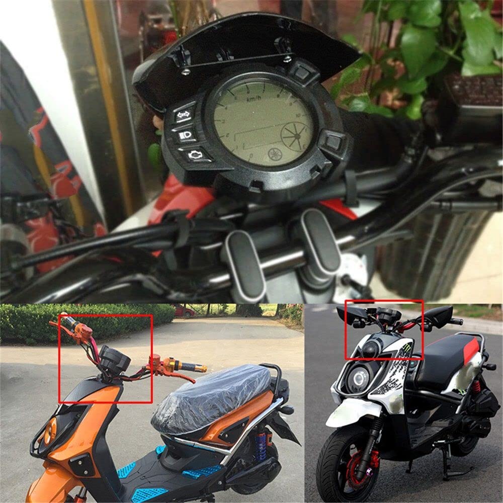 Moto 10000RMP LCD digitale retroilluminato tachimetro tachimetro controllo tachimetro contachilometri, for, Zuma BMK X125 YW125 BWS Misuratore per motociclette