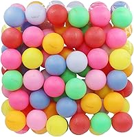 MAPOL 50 Pack Assorted Color Ping Pong Balls - Washable Plastic Table Tennis Balls for Games, Crafts & Pets