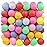 TADICK 50 Pack Ping Pong Balls Assorted Color Washable Plastic Table Tennis Ball