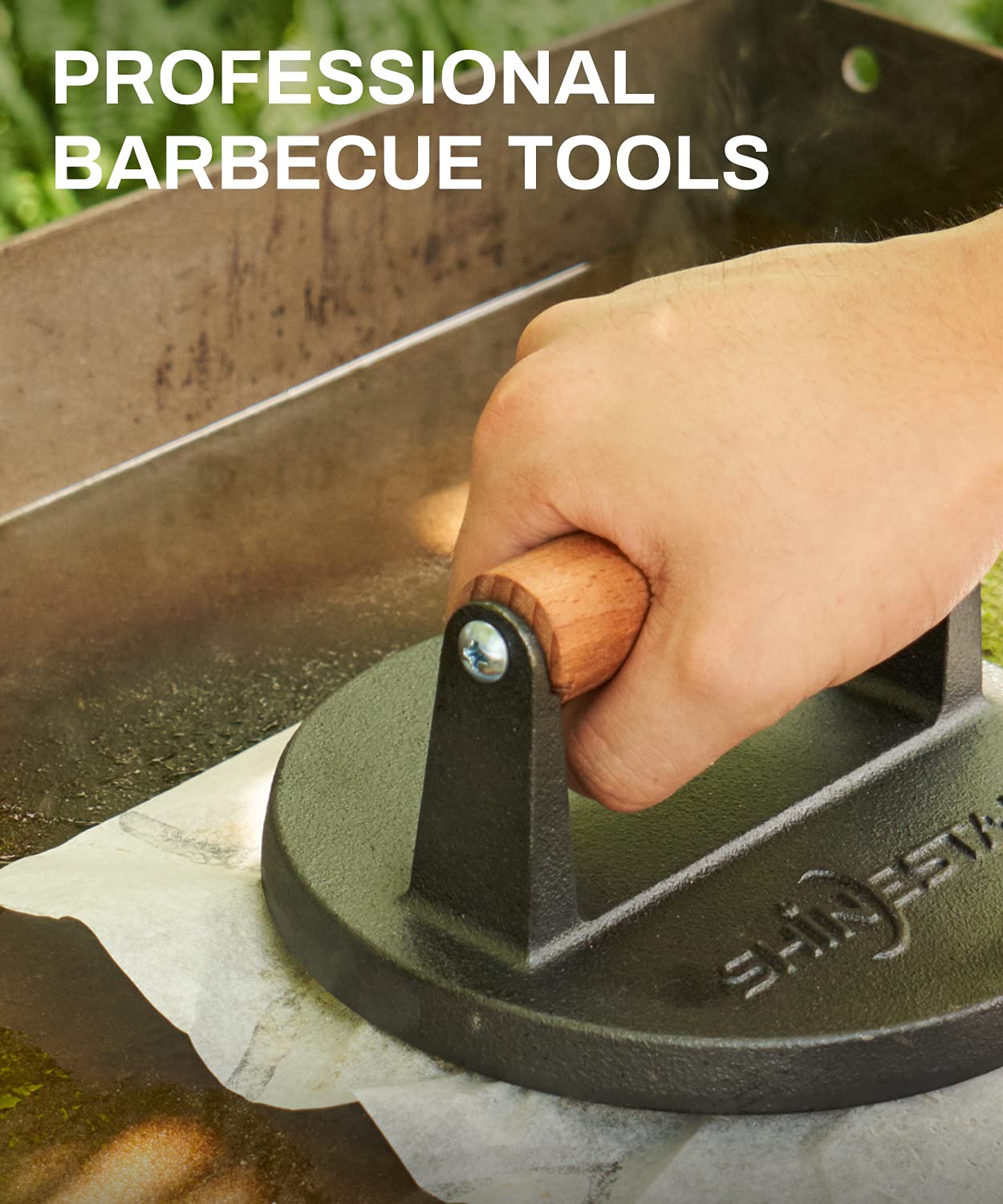 SHINESTAR 8Piece Griddle Accessories Kit for Hamburger, Include 12