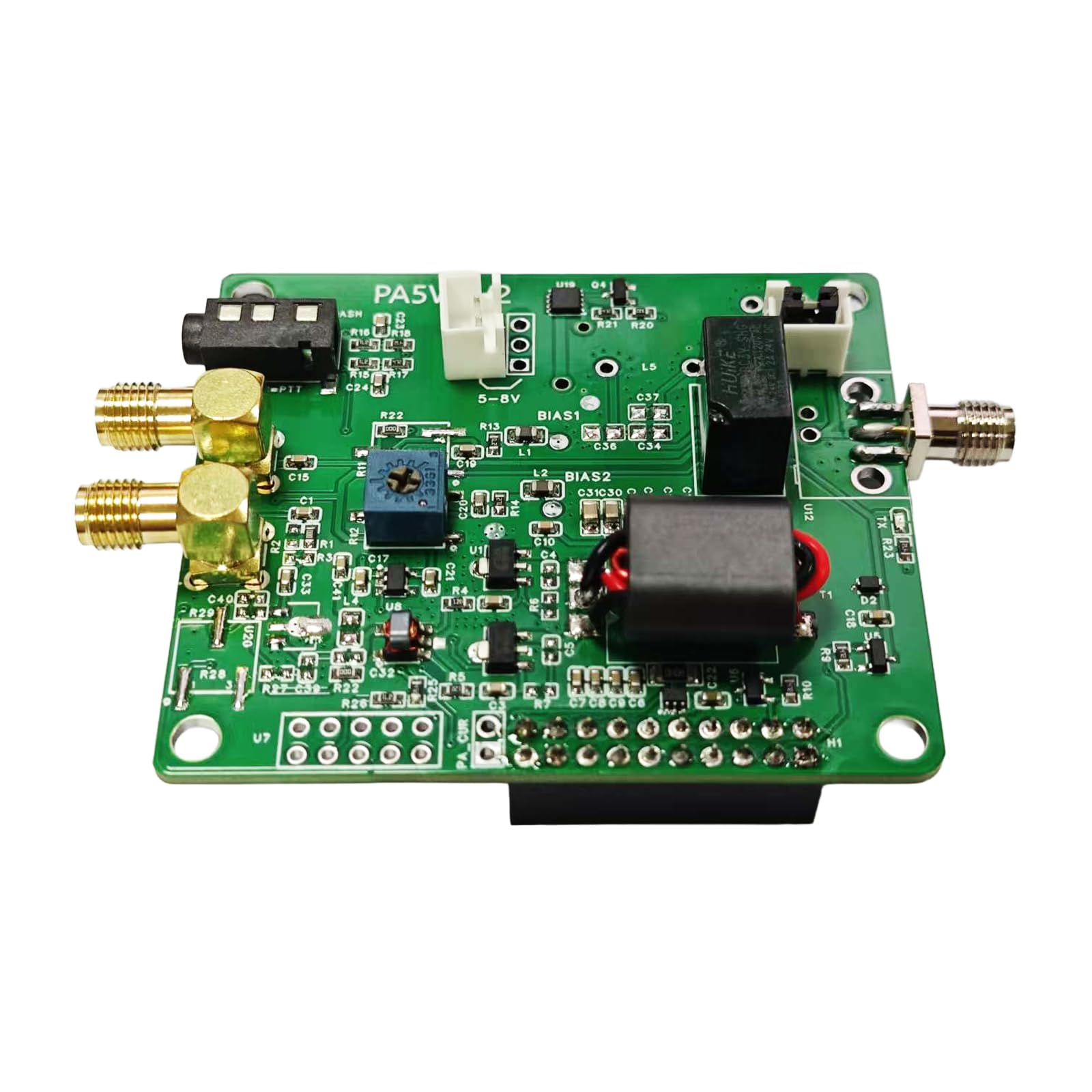 AURSINC Radioberry Preamp Board, eine Ergänzung, um die Radioberry in ein kleines QRP-Radio zu verwandeln, Ausgang 1,5 W-3 W für HF-Leistungsverstärker (10 W-100 W PA), für Raspberry Pi 4,4b