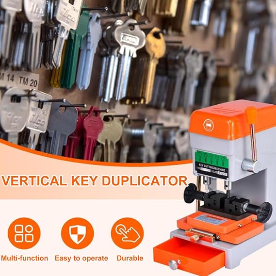 Vertical Duplicator Cutter, Vertical Keys Copy Machine, Multifunctional Cloning Keys Duplicator, House Door Car Locksmith Tools, For Duplicating House