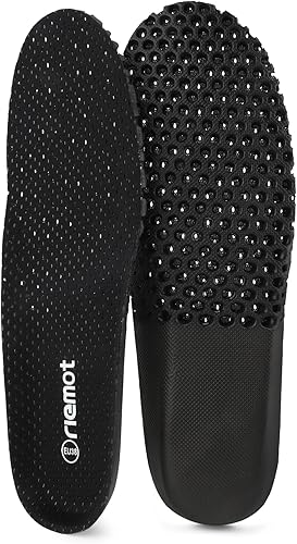 Miniatura 10 de riemot Plantillas de zapatos para hombre, transpirables, con diseño de panal de abeja, plantillas de zapatos deportivos con soporte de arco,