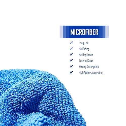 Miniatura 3 de UTSAUTO Juego de 6 almohadillas pulidoras de automóvil de 5 a 6 pulgadas de microfibra para pulir el capó del automóvil, kit de pulidor de cera para