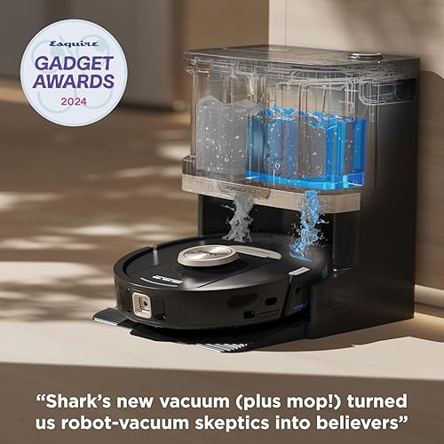 Miniatura 12 de Shark PowerDetect NeverTouch Pro - Robot Vacuum & Mop Combo, Autovaciado, Autorrecarga con almohadilla autolimpiante de lavado y seco, capacidad de