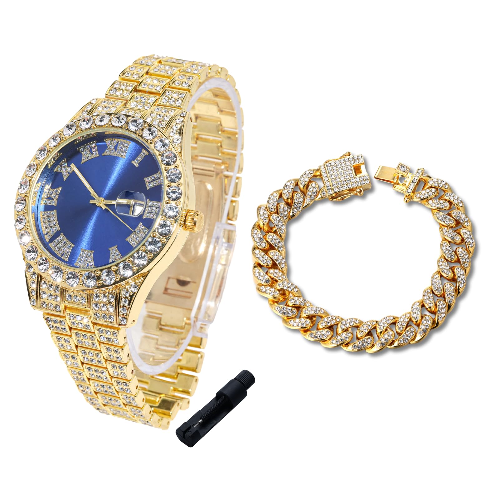 Halukakah Watch for Kids - 42MM Blue/Green/Red Dial - 8" Length
