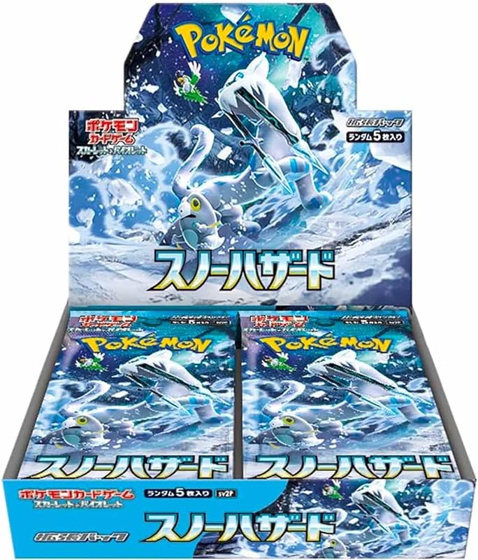 Juego de cartas Pokémon Paquete de expansión Scarlet & Violet Snow Hazard Box (japonés)