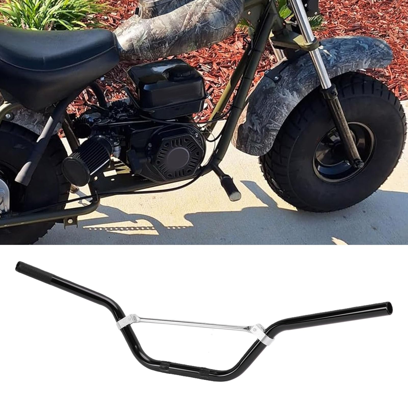 Ejoyous Uniwersalna Kierownica Motocykla 22mm Kierownica ze Stopu Aluminium 710mm długość Anodowana Matowe Wykończenie dla Dirt Bike Pitbike ATV Zawodników