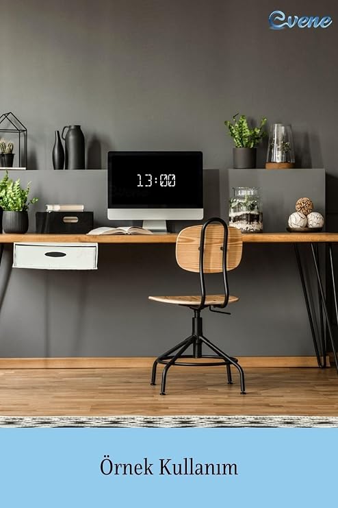 Evene Gizli Çekmece Organizer Masa Altı Saklama Kabı Beyaz Renk Model 5 Tyc00750762837