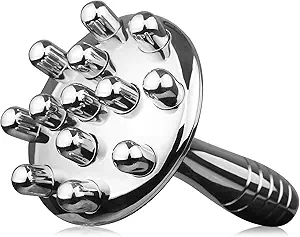 ONUEMP Stainless Steel Cellulite Massager, Fascia Massage Tool Maderoterapia Kit for Gua Sha, Ice Body Sculpting, Lymphatic Drainage, Cellulite Remover, Deep Tissue Pain Relief