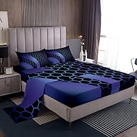 Vista 17 de Feelyou Juego de Sábanas Vintage con Flores Groovy Estilo Retro Sábanas Florales Boho con Sábana Bajera de Bolsillo Profundo para Niños Años 60 70