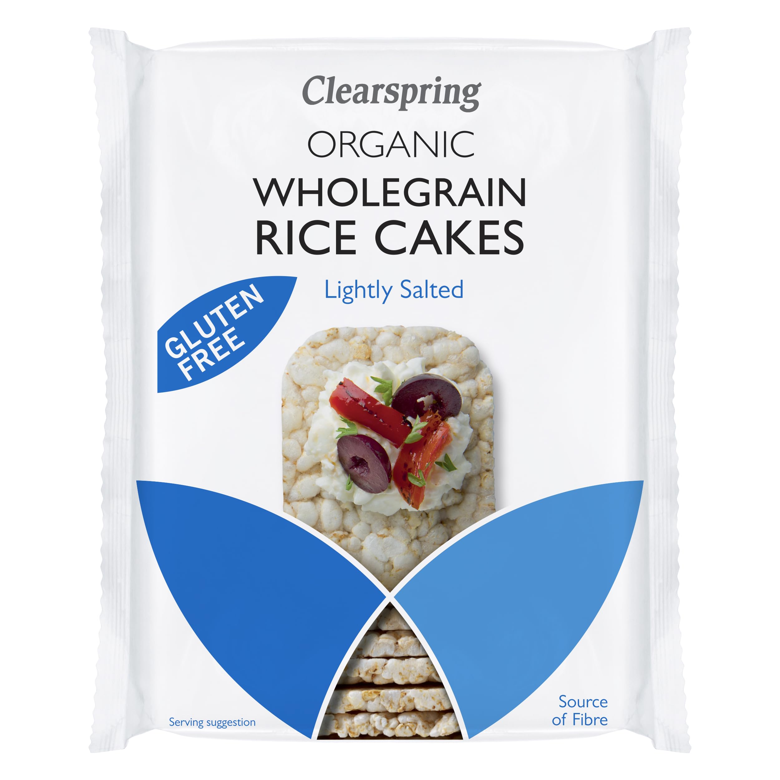 Clearspring Organic Rice Cakes - Lightly Salted 130g Gluten Free