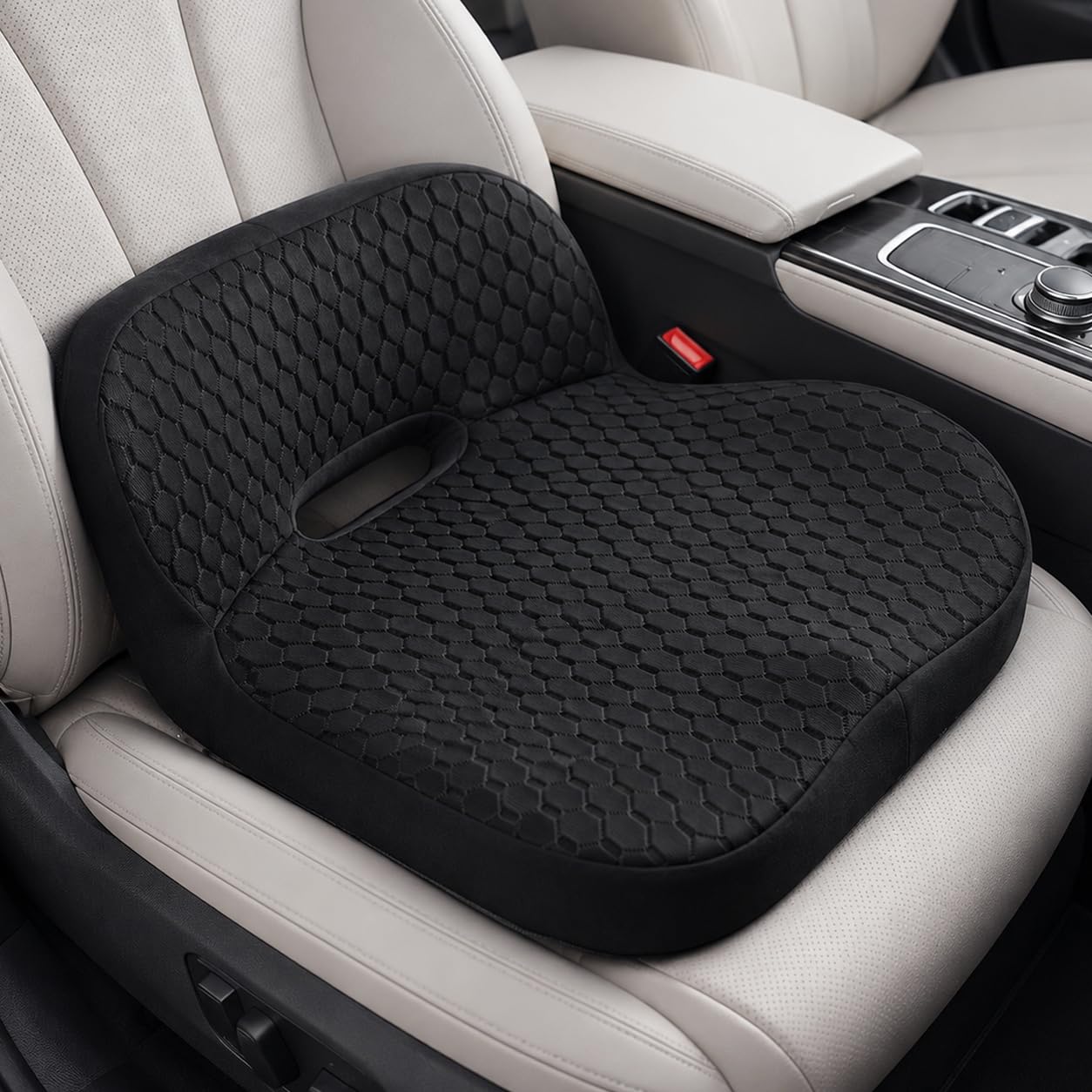 LALOSHI Car Seat Cushion with Lumbar Support, Memory Foam Ergonomic Comfort