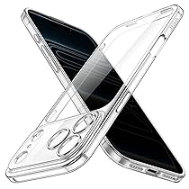 JETech Cover Slim per iPhone 17 Pro 6,3 Pollici con Protezione Completa per Obiettivo della Fotocamera, Custodia Protettiva Minimalista Ultra Sottile Leggera e Trasparente (Trasparente)