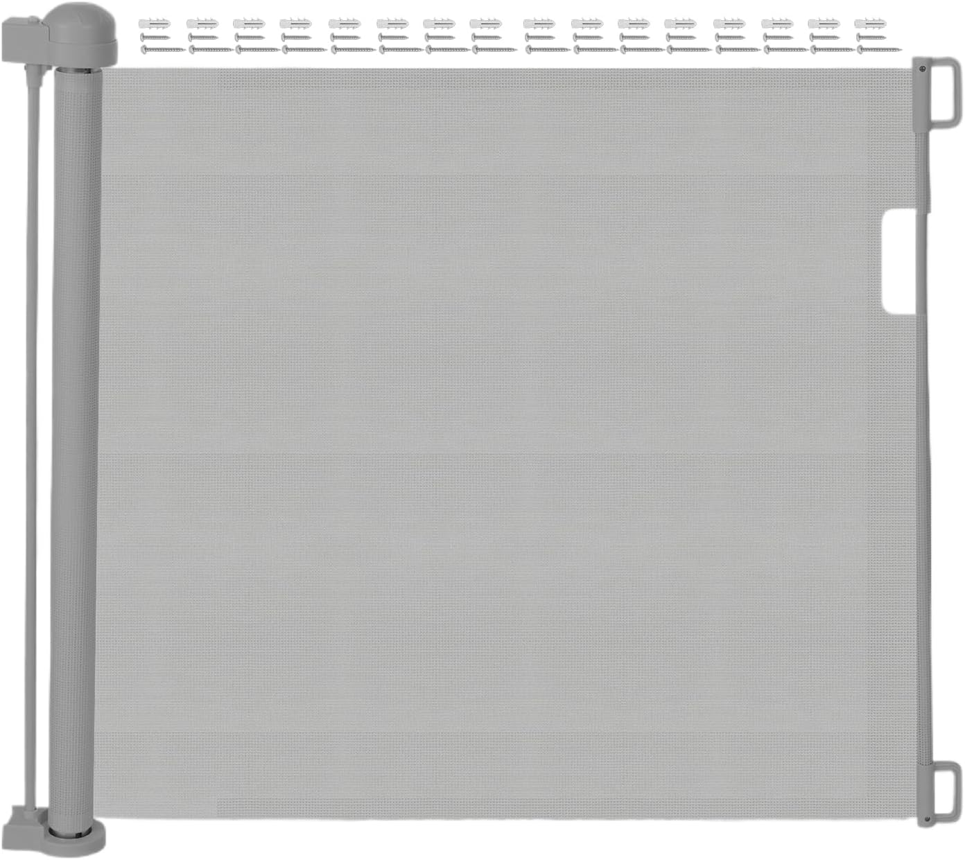 Dog Gate Indoor,Retractable Dog Safety Gate Stairs | Child Safety Door Pet Fence,for Indoor Outdoor House Hallway Staircase Balcony Terrace Deck Garage