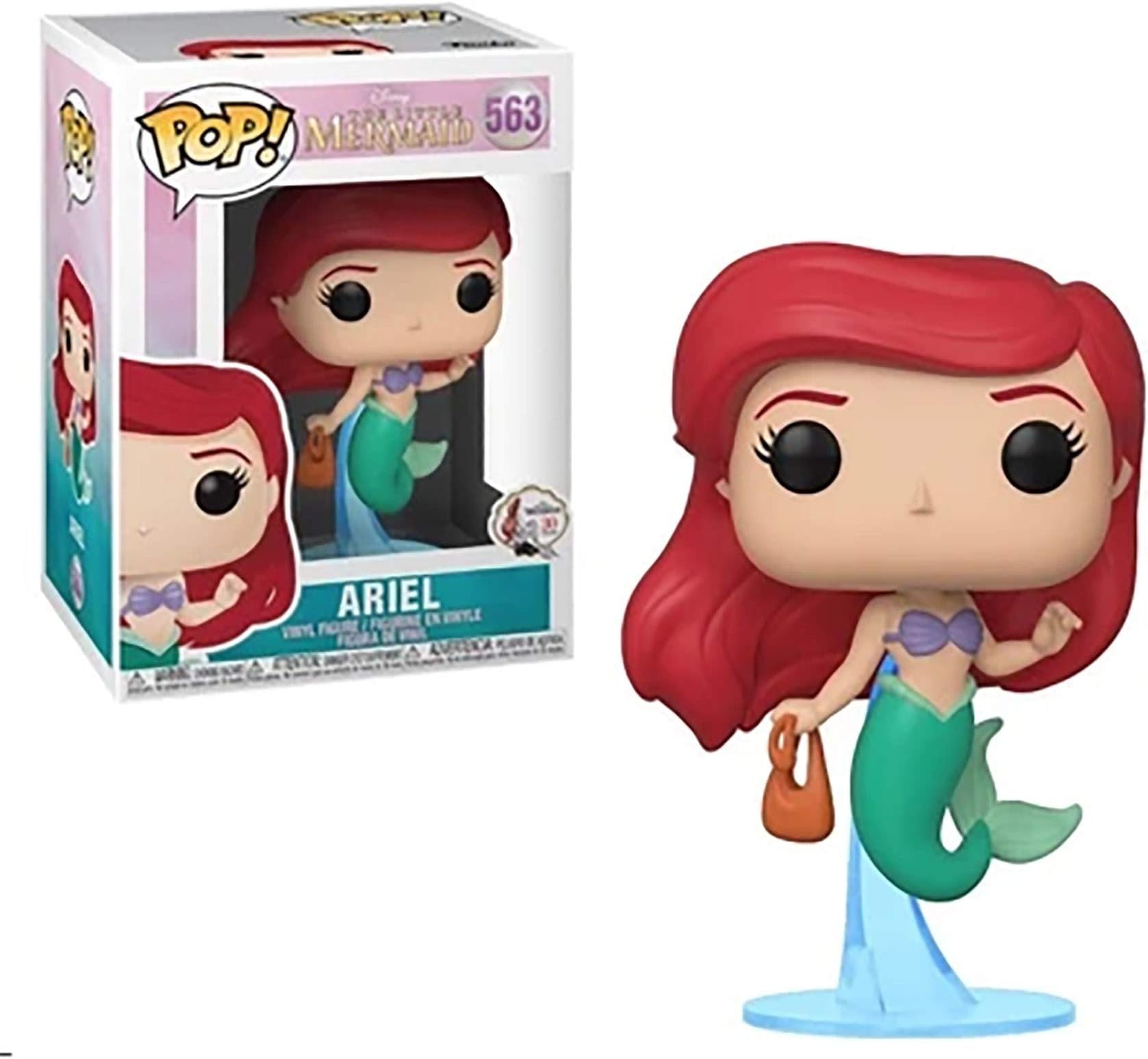 Pop! Disney: Little Mermaid - Ariel with Bag, Multicolor, Standard