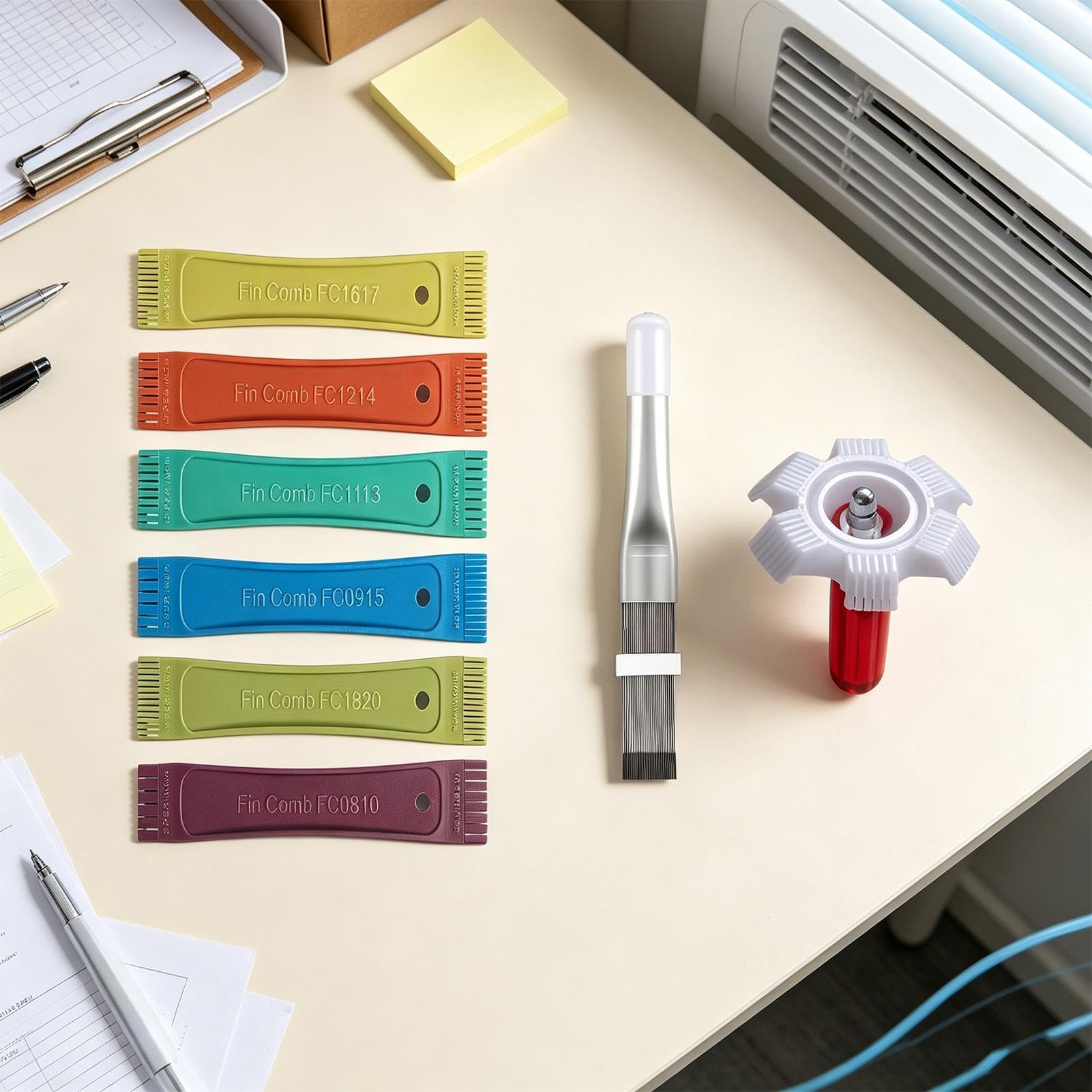 Pettine Alette per Condizionatore Climatizzatore Kit 8 Pezzi Spazzole