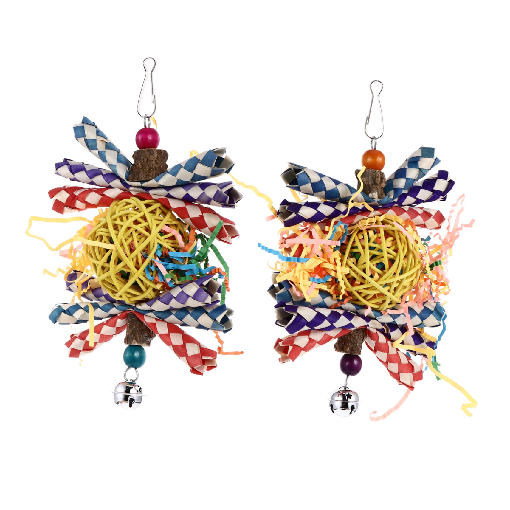 YARNOW 3 Pz giocattolo pappagallo accessori per uccelli giocattolo per animali domestici giochi per pappagalli giochi pappagalli giocattoli mordace mordere il morso