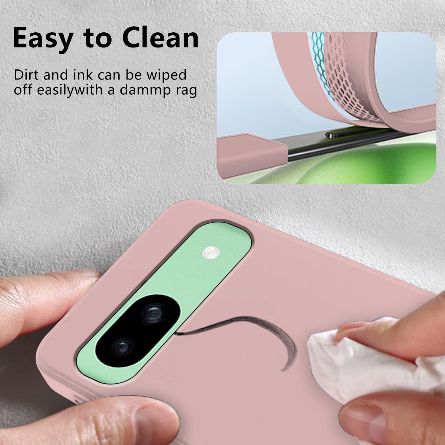 Compatible With Google Pixel 8a Case Shockproof with Ring Kickstand - Image 4