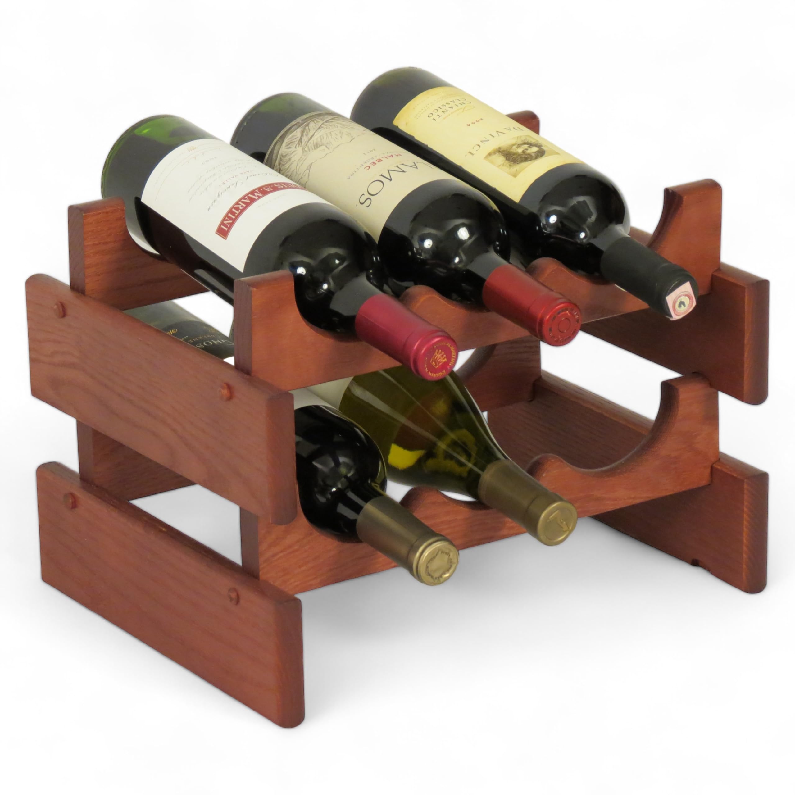 Amazon｜Wooden Mallet WR32MH 6 Bottle Dakota Wine Rack｜ワイン