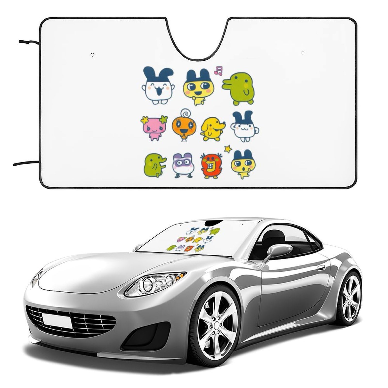 Amazon.co.jp: たまごっち フロントサンシェード かわいい