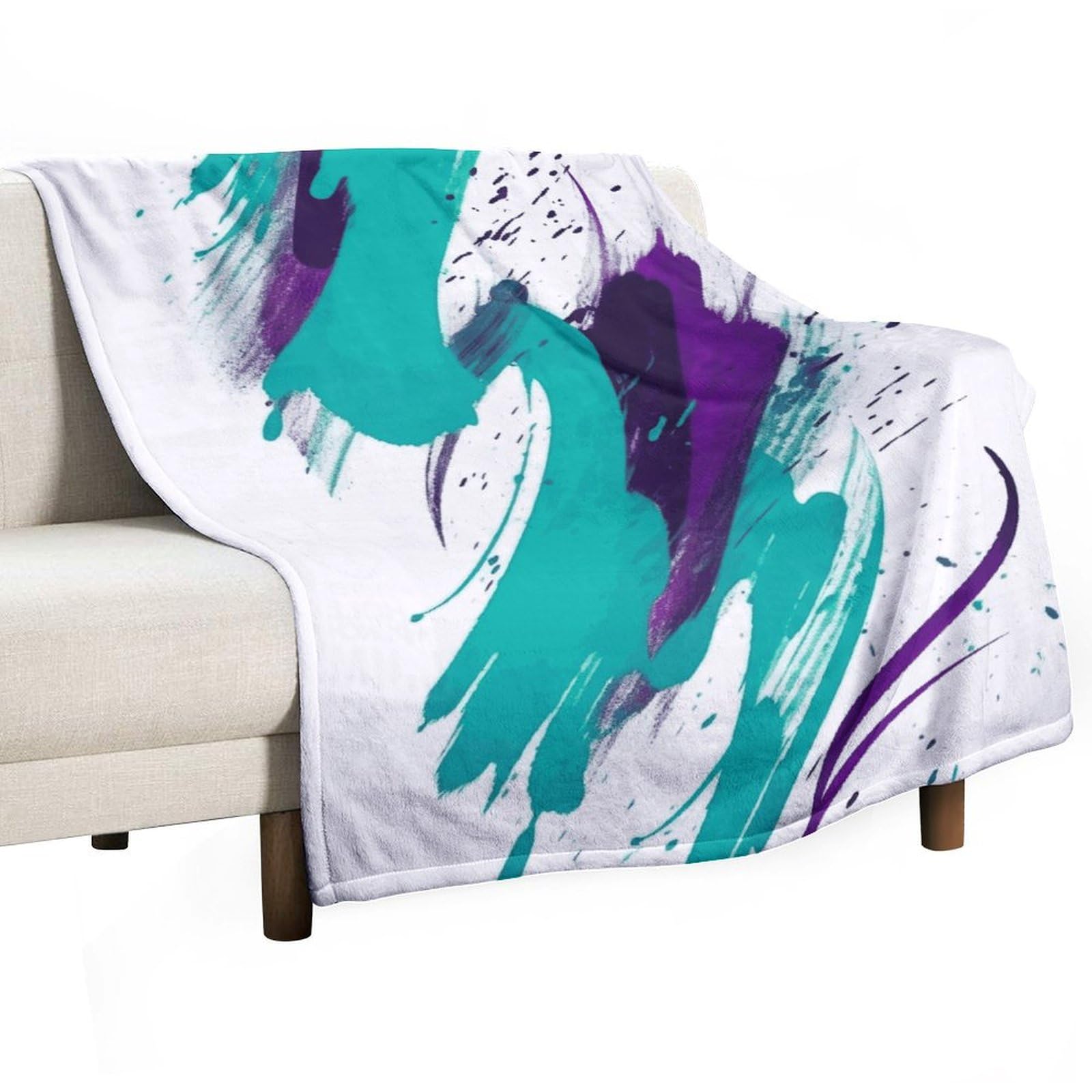 Couverture polaire super douce, jeté de lit haut de gamme 167x228cm