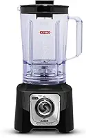 Liquidificador Arno Powermax 1400W LN65 Preto, com 6 Lâminas Powelix Pro, 3,1L de Capacidade, Tecnologia Comfort Control e Design Arno, 220V