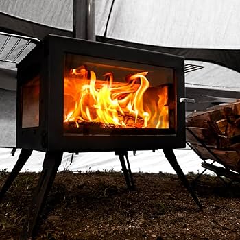 Amazon.co.jp: マウントスミ アウトドア薪ストーブ オーラ ver.2 / Mt