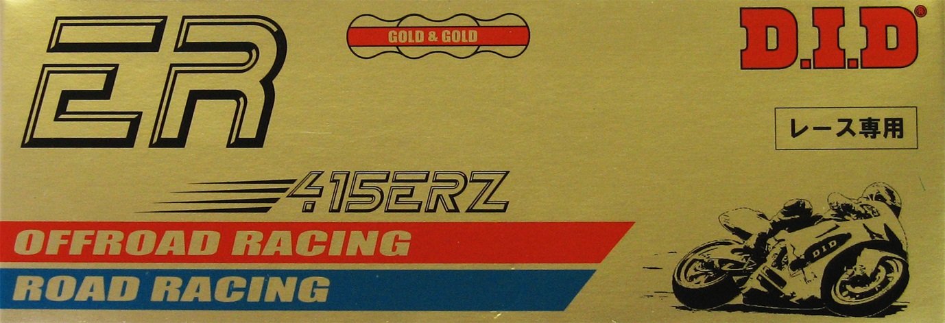 Catena Did 415ERZ (Gold & Gold) - Lunghezza: 140 Maglie Con Giunto A Clip (Rj) - 4