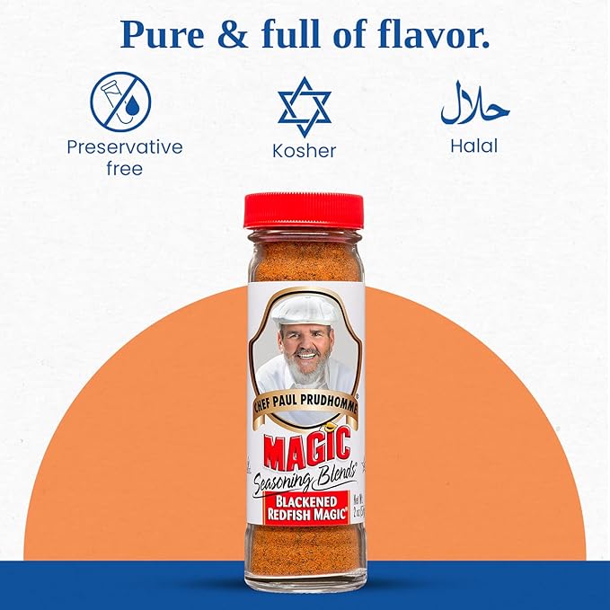 Chef Paul Blackened Redfish Magic Seasoning Blends | Sazonador Cajun | 2 oz (Pack de 2) miniatura 3