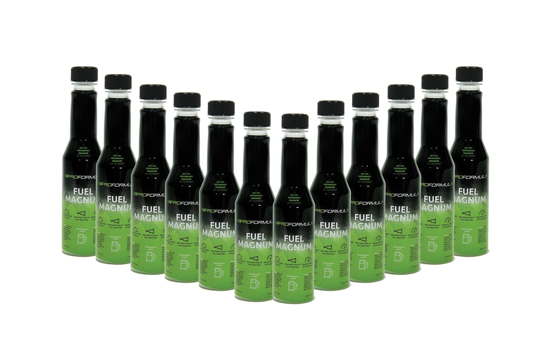 PROFORMULA Fuel Magnum - Gas Fuel Additive - Cleans The Fuel System- Enhances Power- More MPG!(12 x 6oz Bottles)