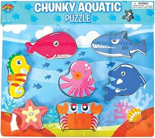 Rhode Island Novelty Aquatic Theme Chunky Puzzle, 7-Piece