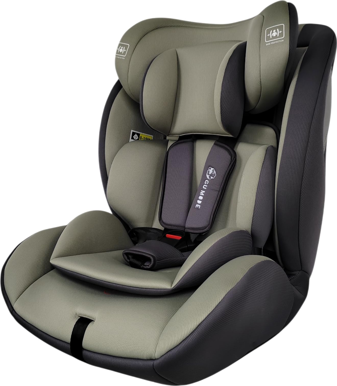 GU MODE ジュニアシート チャイルドシート　グリーン　シートベルトタイプ GU MODE ジュニアシート チャイルドシート R129適合／ISOFIX