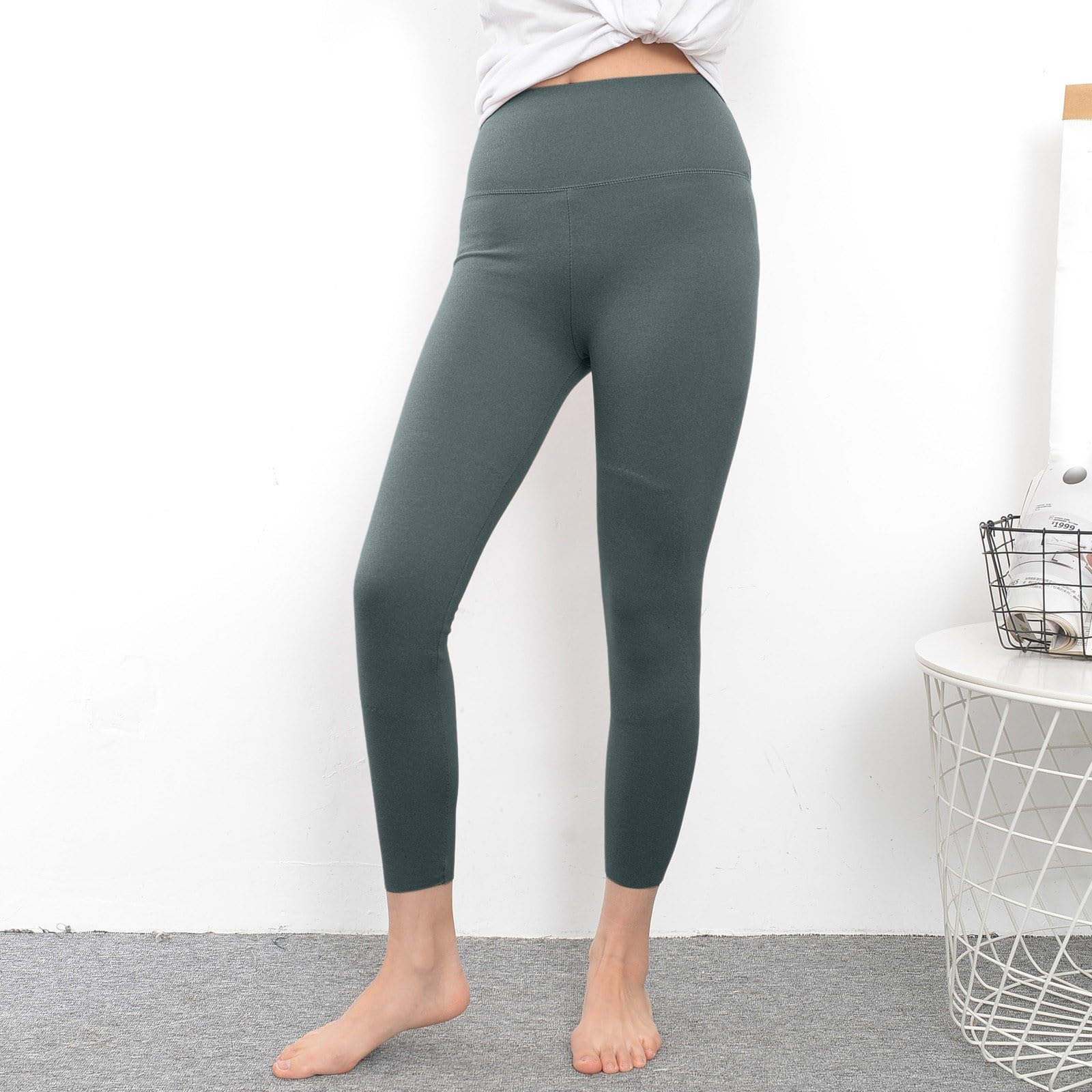 Leggings con Forro Polar para Mujer, Pantalones de Yoga de Cintura Alta, Pantalones de Entrenamiento para Gimnasio, Pantalones Suaves y cómodos