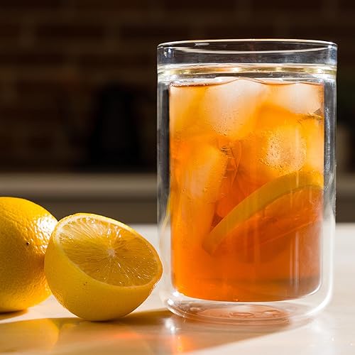 Miniatura 6 de Brod & Taylor Vasos de café y té de vidrio con aislamiento de doble pared (juego de 2, 12 onzas  11.8 fl oz)