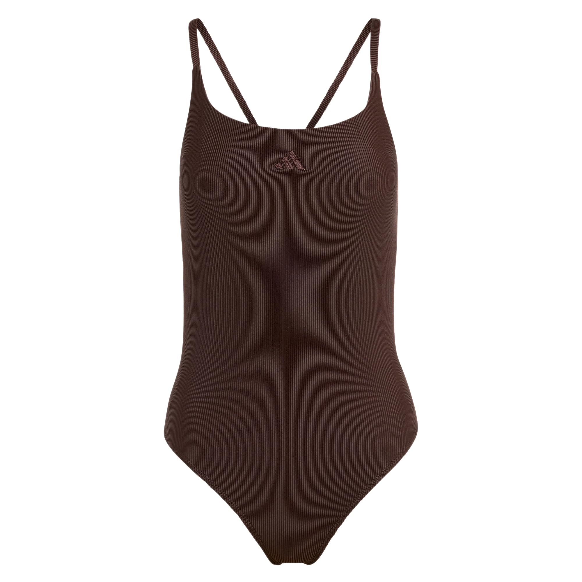adidas Women's Iconisea Ribbed Padded Badeanzug, dünne Träger