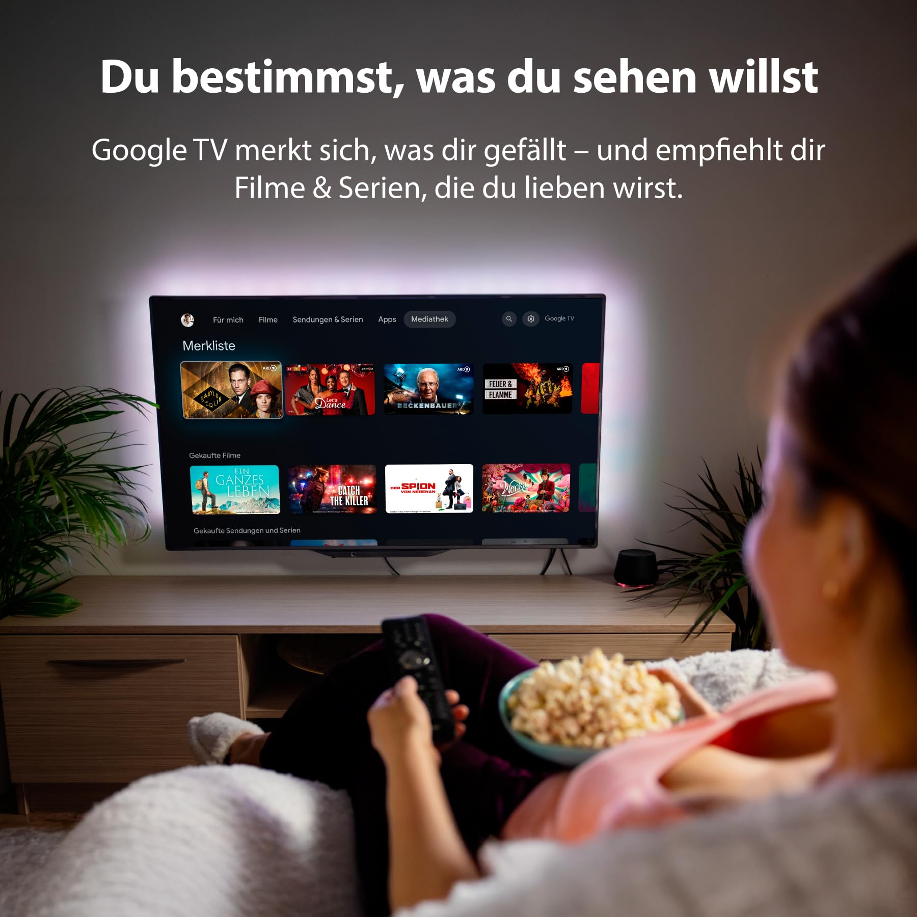 DYON nexGo 24H Smart TV – 24 Zoll (60 cm) HD Google TV mit Sprachsteuerung, Google Assistant, Play Store, Chromecast, Triple Tuner, Netflix, Prime Video & YouTube [Modell 2025]