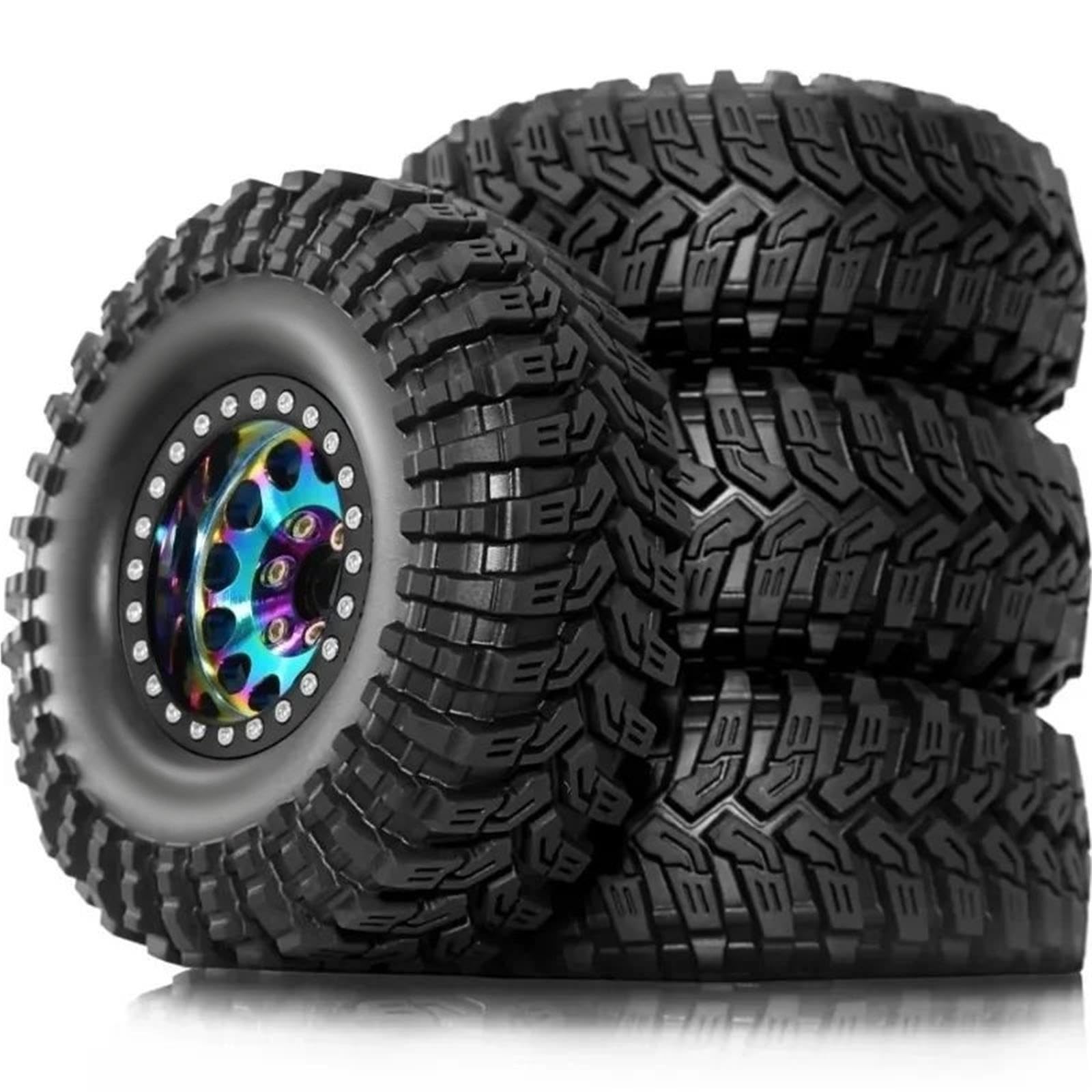 1,9" Beadlock Wheel Reifen Offset -8,9Mm Für Traxxas Für TRX4 Für TRX6 1/10