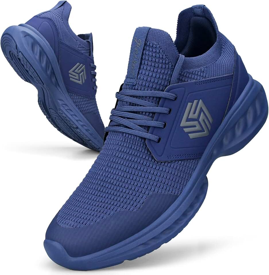 Mens Trainers Running Walking Shoes Lightweight Sport Athlet