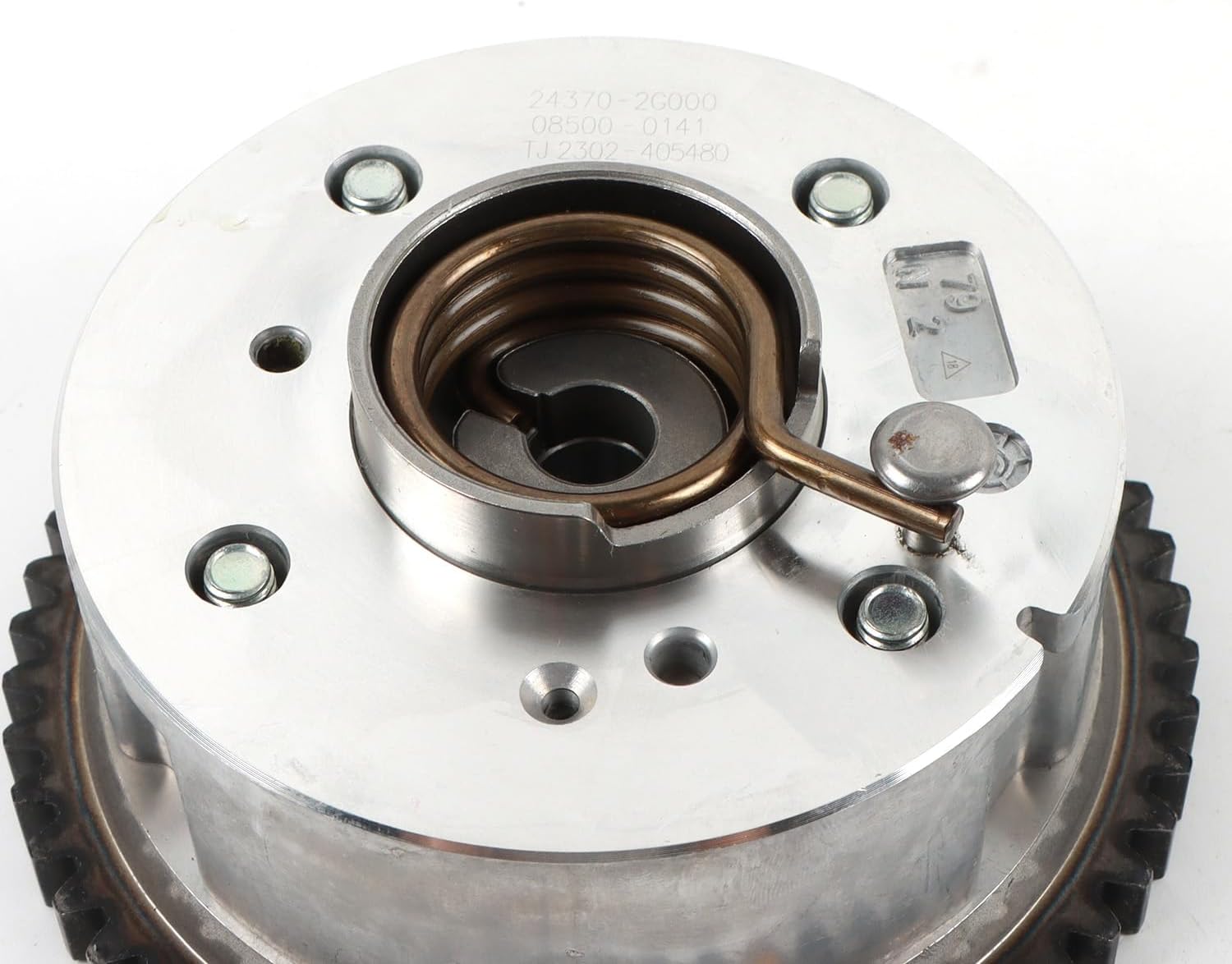 G4KC 2.4L Intake Exhaust Camshaft VVT Sprocket(54 Teeth) 2Pcs Fits for Hyundai Santa Fe/Sonata/Tucson, Kia Forte/Optima/Rondo/Sportage 2.4L DOHC L4 16V OE 24350-25000 24370-2G000