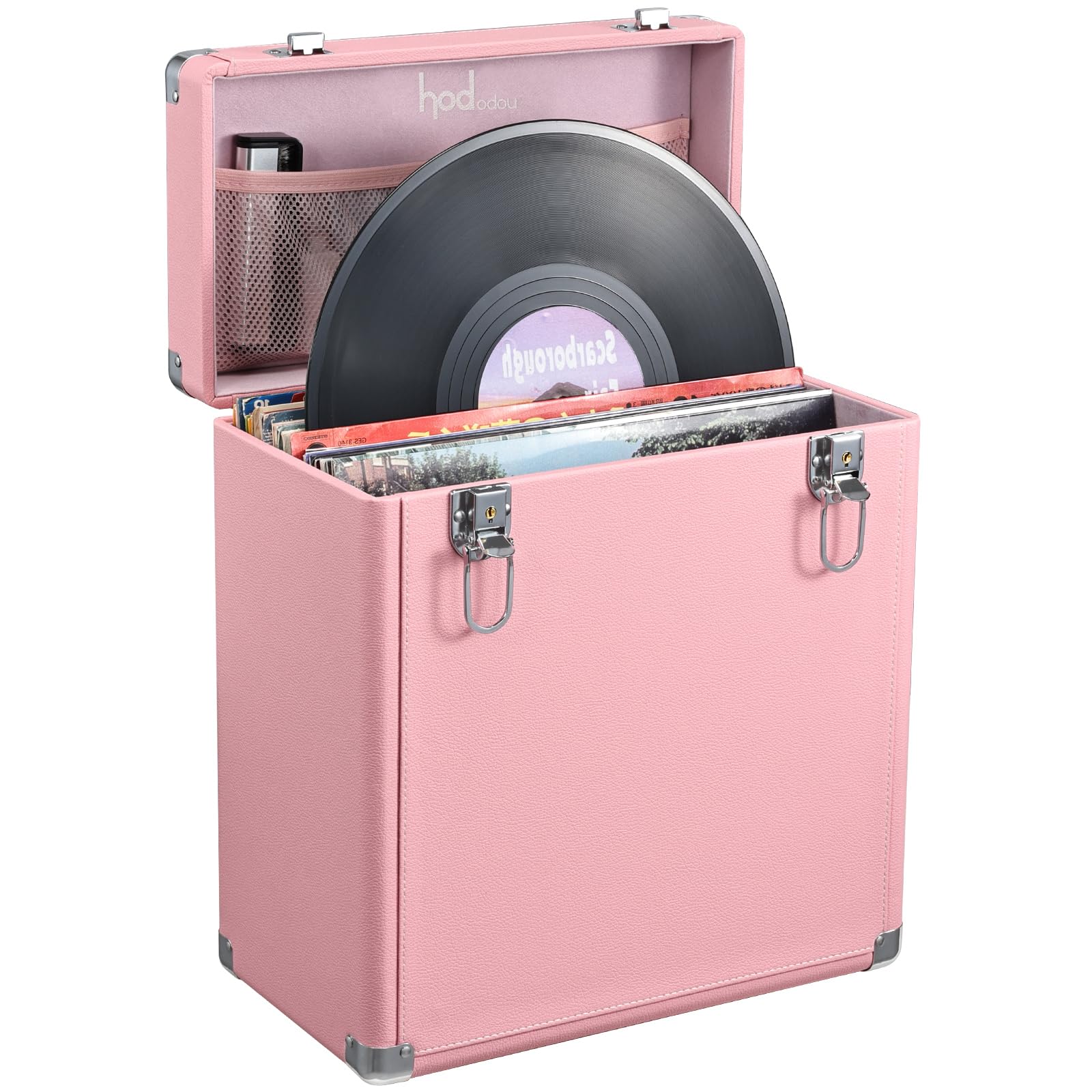 Amazon.com - Hododou Vinyl Record Storage Box with Lock Record