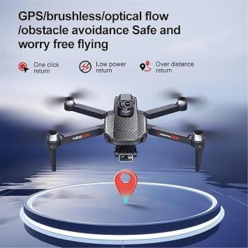 Dual Battery,Infrared OAS,K919 MAX GPS Drone 5G Professional 8K HD 3-axis Gimbal Aerial EIS Camera Screen Control Brushless Obstacle Avoidance FPV Drones