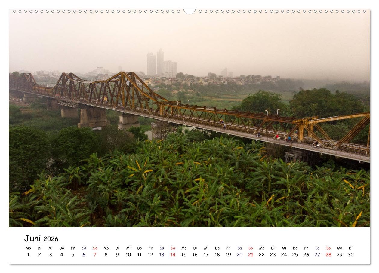 Vietnam aus der Luft (hochwertiger Premium Wandkalender 2026 DIN A2 quer), Kunstdruck in Hochglanz: Mit der Drohne unterwegs in Vietnam (CALVENDO Orte)
