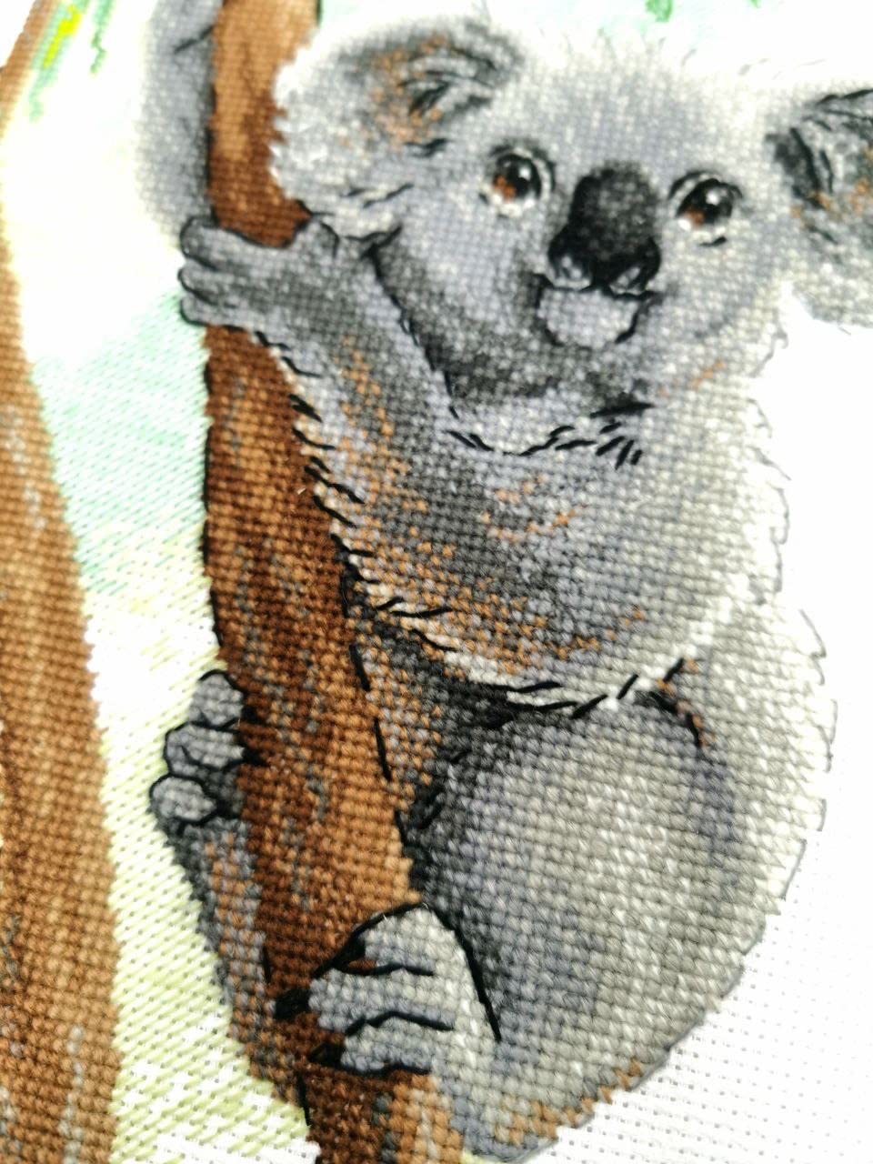 Amazon.com: RIOLIS - Cute Koala 2082, Animals Cross Stitch Kits 8¼