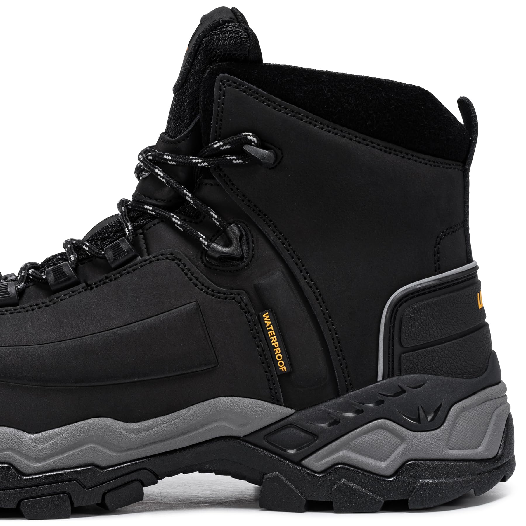LARNMERN Arbeitsschuhe Herren S3 Wasserdicht WR Sicherheitsschuhe | Antistatisch Durchtrittsicher Stahlkappenschuhe Baustelle Arbeitsstiefel Komfort Sicherheitsstiefel